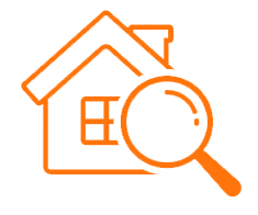 vacation property inspection icon